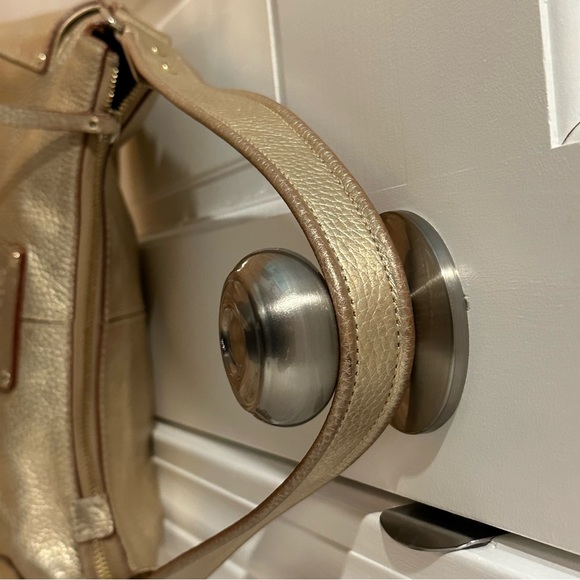 Kate Spade Gold Leather Shoulder Bag - Picture 3 of 5